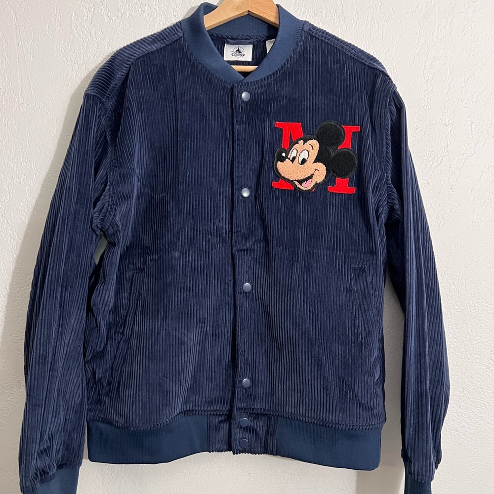 Disney Navy Corduroy Jacket with Iconic Patch